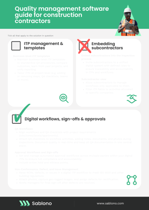 Construction QA software buyer’s guide  